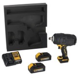 Masina de insurubat cu impact DeWalt DCF964H2G-QW, 18 V, 3 4 , 2 x 5 Ah PowerStack