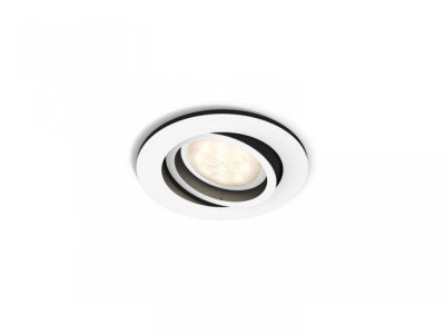 Spot LED incastrat Philips Hue Milliskin, Bluetooth, GU10, 5W (50W), 350lm, foto