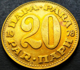 Cumpara ieftin Moneda 20 PARA - RSF YUGOSLAVIA, anul 1978 * cod 2066, Europa