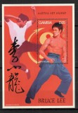GAMBIA 1996 ARTE MARTIALE CINEMA BRUCE LEE, Nestampilat