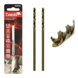 Burghiu HSS pentru metal, M35, 1.5 mm, 2 bucati, Tvardy T03015