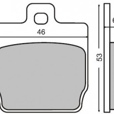 Placute frana spate Yamaha Aerox/MBK Nitro Cod Produs: MX_NEW 55732OL