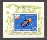 Romania.1976 Olimpiada de iarna INNSBRUCK-Bl. XR.763