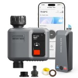 Controler irigatie smart Wi-Fi johgee, RF 433MHz 300M, compatibil Alexa, aplicatie Smart Life, timer programabil