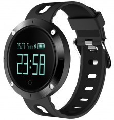 Bratara Fitness iUni DM58 Plus, Waterproof, Display OLED, Ceas, Pedometru, Monitorizare puls, Notificari, Negru foto