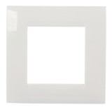Rama Hoff, 2 module, alb, pentru priza / intrerupator
