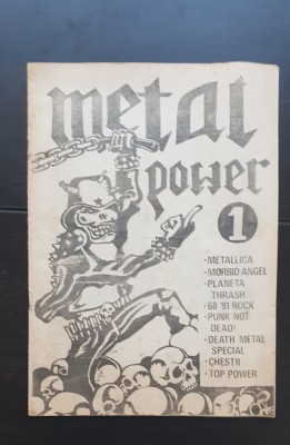 Revista METAL POWER, nr. 1 (foarte rară!!!) foto