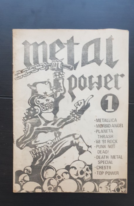 Revista METAL POWER, nr. 1 (foarte rară!!!)