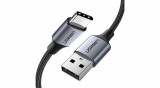 Ugreen USB - Cablu USB tip C cablu de &icirc;ncărcare rapidă pentru &icirc;ncărcare rapidă a datelor și &icirc;ncărcare 3.0 3A 1m - gri (60126)
