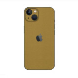 Cumpara ieftin Set Doua Folii Skin Acoperire 360 Compatibile cu Apple iPhone 13 Mini Wrap Skin Gold Metalic Matt, Auriu, Oem