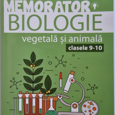 Memorator biologie vegetala si animala - Clasa 9-10, Editura Paralela 45