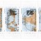Franta 1988 - exploratori, serie neuzata in carnet filatelic