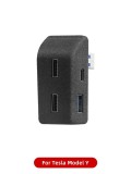 Hub USB cu 4 porturi (3 x USB + 1 x USB-C) pentru Tesla Model Y