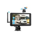 Cumpara ieftin Monitor auto digital wireless 7 inch cu camera marsarier solara BSD ecran tactil camera magnetica DC12V-36V