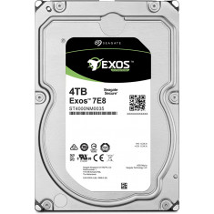 Hard Disk ENTERPRISE Seagate Exos 7E8 4TB, 128MB, ST4000NM0035, 3.5 inci, desktop, server, DVR, second hand