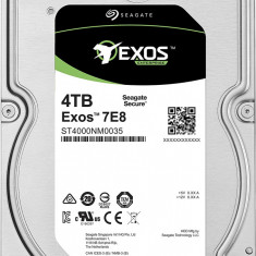 Hard Disk ENTERPRISE Seagate Exos 7E8 4TB, 128MB, ST4000NM0035, 3.5 inci, desktop, server, DVR, second hand