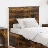 vidaXL Tăblie cap cu headboard Stejar fumuriu 80 cm Lemn compozit 888479