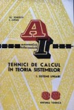 Tehnici de calcul in teoria sistemelor. I Sisteme liniare - Vl. Ionescu