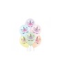 Set 6 baloane cu cap de Unicorn, colorate 30 cm, Godan