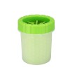 Dispozitiv Curatare Labute Animale Pufo, Silicon Moale, Verde, 11cm, Talie Mica/Medie - Igienizare Rapida
