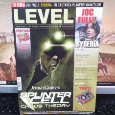 Level, Games, Hardware & Lifestyle, aprilie 2005 Splinter Cell: Chaos Theory 111