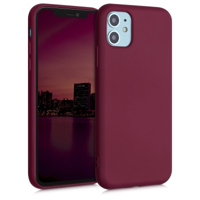 Husa pentru Apple iPhone 11, Silicon, Violet, 50791.209, kwmobile foto