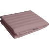 Cearsaf de pat cu elastic din damasc, densitate 130 g/mp, Maro, 160/200cm