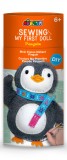 Cumpara ieftin Set de cusut Prima Mea Papusa, Pinguin, Avenir