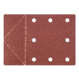 Hartie abraziva Graphite 115x160 mm K80 pentru lemn, otel si plastic, set 3 buc