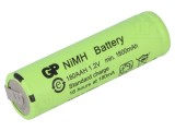Acumulator Ni-MH GP AA 1,2V 1800mAh cu urechi pentru lipire 180mA 180AAH BL