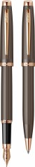 Set stilou si pix Scrikss Oscar 39 Brown Gold