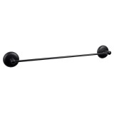 Cumpara ieftin Suport din metal pentru prosop, negru mat, 400 mm