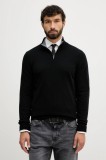 BOSS pulover de l&acirc;nă culoarea negru, light, 50549984