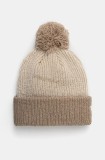 New Era caciula din amestec de lana culoarea bej, din tricot gros, 60565274