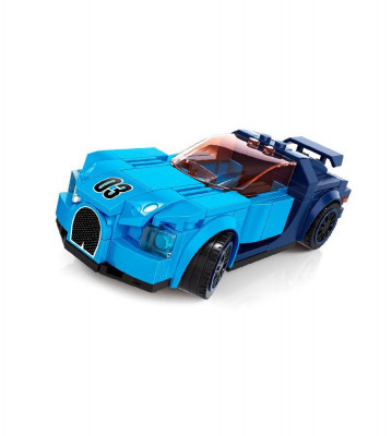 Masinuta din blocuri lego 139 piese, model Bugatti Chiron foto