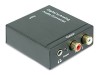 Convertor Audio Digital-Analogic 2 Canale RCA Jack 3.5mm, SPDIF Coaxial Optic Toslink, Alimentator Inclus