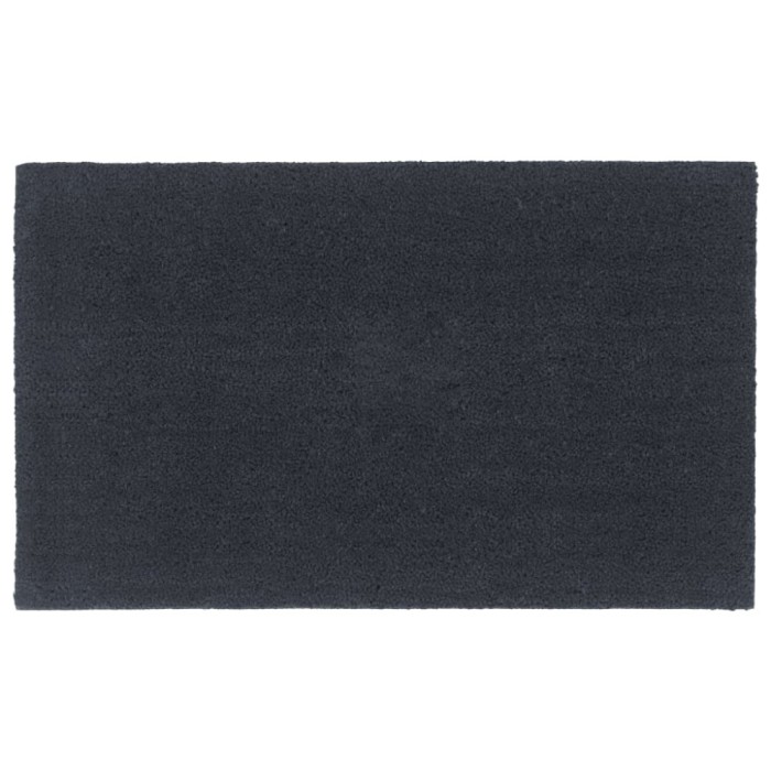 vidaXL Covoraș de ușă, Gri &icirc;nchis, 90x150 cm, fibre de cocos 155593