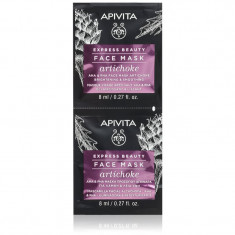 Apivita Express Beauty Face Mask masca pentru hidratare intensa cu aloe vera 2x8 ml