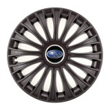 Set 4 capace roti pentru Subaru, model Dino Black, R14
