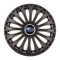 Set 4 capace roti pentru Subaru, model Dino Black, R15