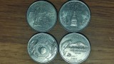 SUA USA - set 25 cents / quarters aniversari - Statele Americii: Georgia, Massachusetts, Maryland, Washington