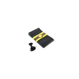 Cumpara ieftin Husa volan cu ac si ata piele cu gaurele Negru , marime L latime 11,5cm