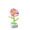 Set de constructie floare in ghiveci, flippy, 4 ani, ornament creativ, 17x6.2 cm, multicolor