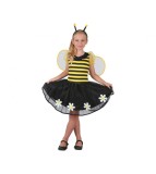 Costum carnaval Albinuta cu rochie, bentita si aripi, 5 - 6 ani