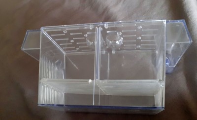 Mini maternitate plexiglas Pets at home dimensiune 21 cm x 10 cm 3 in 1 modulare pentru una, două femele gestante sau puiet fish hatchery foto