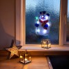 Decor fereastra LED PVC - om de zapada - 26 x 17 cm - 3 x AAA Best CarHome, Oem