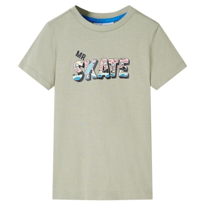 Tricou pentru copii, kaki deschis, 128 12567