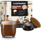 Ciocolata Calda, 128 capsule compatibile Lavazza a Modo Mio, La Capsuleria