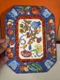 TAVA DECORATIVA HERMES - PORTELAN LIMOGES - France - &quot;Marqueterie&quot; !