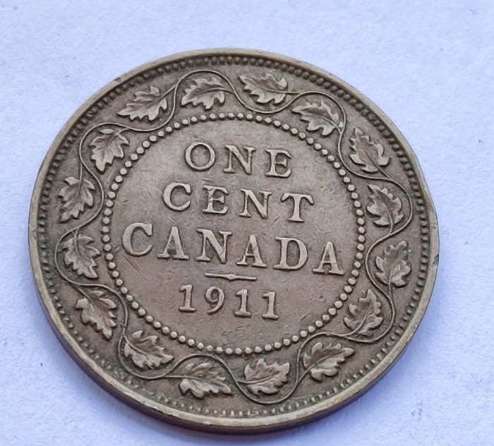 83. Moneda Canada 1 cent 1911 (The Godless Cent)